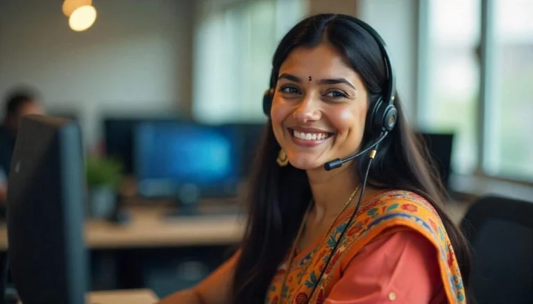 Contact Jobanya Support - Woman with headset